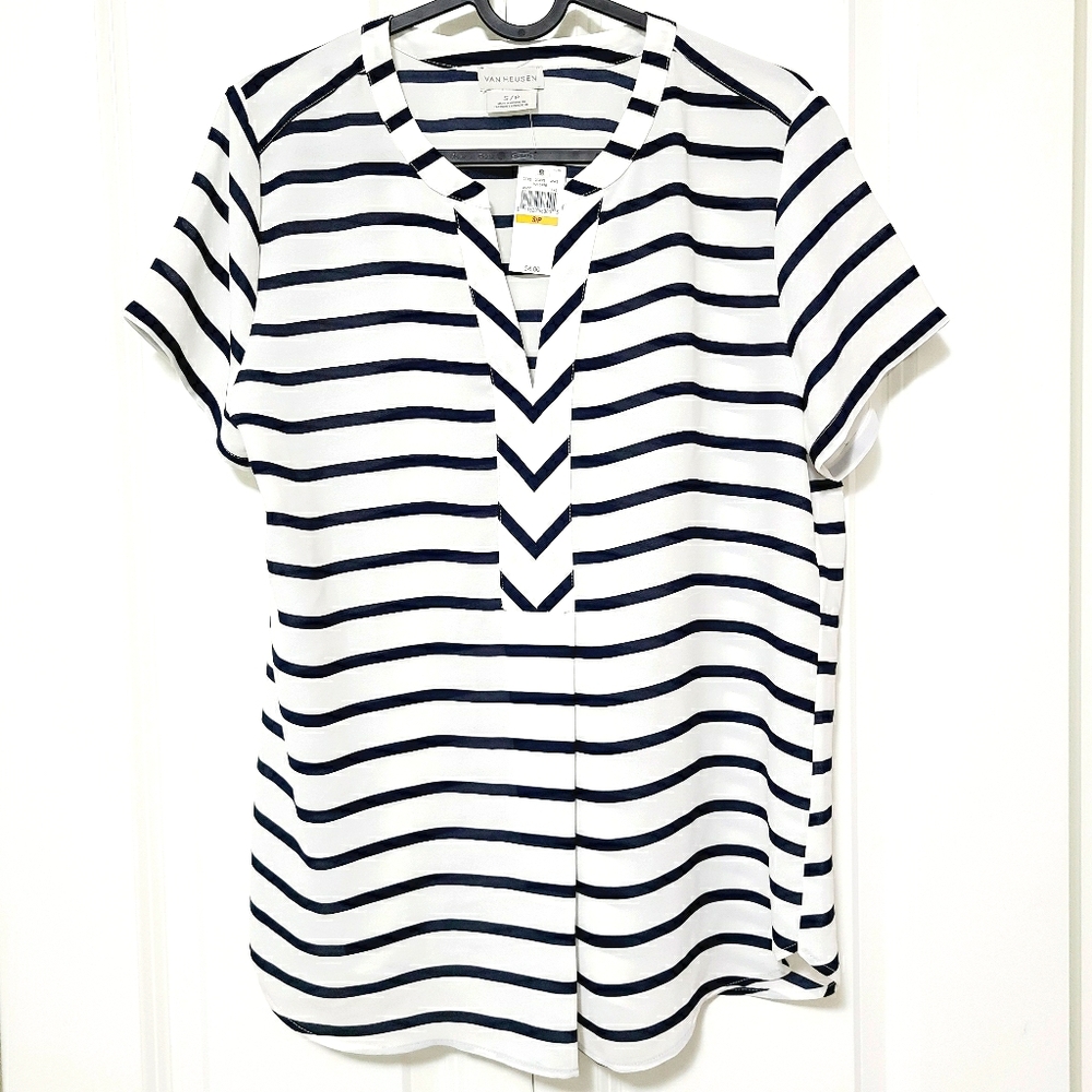New! VAN HEUSEN Striped Top